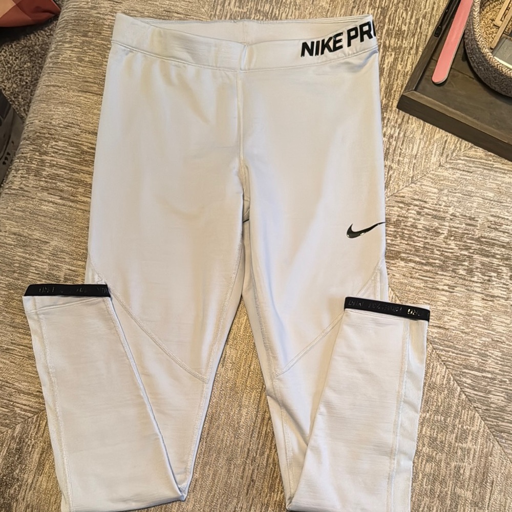 Nike Pro HyperWarmLight Gray Legging